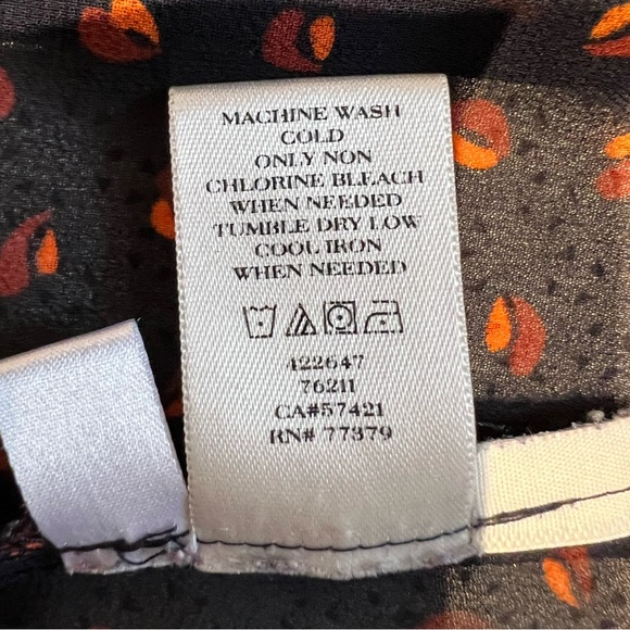 SALE!!!!Ann Taylor Blue Chiffon Blouse - Picture 11 of 13